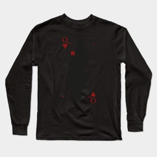 Queen of Hearts Long Sleeve T-Shirt